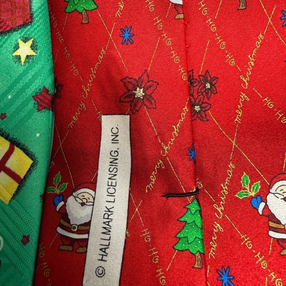 Ties Red is hallmark brand 57in Green unbranded 59in great condition